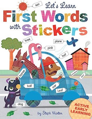 Let's Learn First Words with Stickers (Steph Hinton Sticker Book