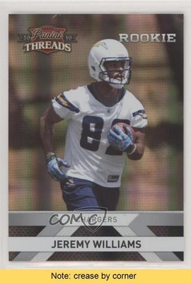 2010 Panini Threads Rookie Gold Century Proof /100 Jeremy Williams #240 READ 0f8