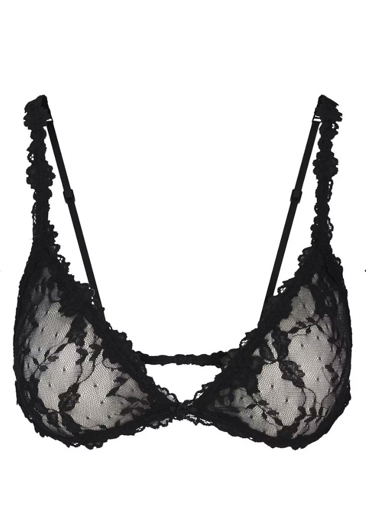 SKIMS Stretch Lace Triangle Bra Size XXS