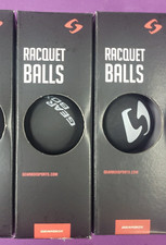 GEARBOX Racquetball BLACK BALLS / 6 balls Total, Brand New Balls, 2 boxes of 3