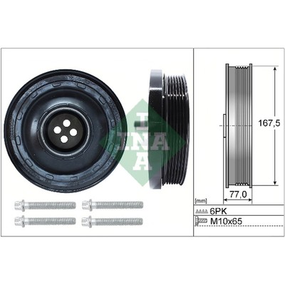 Riemenscheibensatz, Kurbelwelle Schaeffler INA 544 0137 20