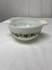 Vintage Pyrex 441 Cinderella Mixing Bowl Spring Blossom Green Crazy Daisy 1.5 Pt