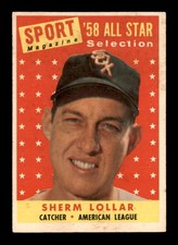 1958 Topps #491 Sherm Lollar AS EX+ X2697756
