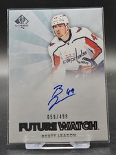 2021-22 SP Authentic Future Watch Auto Retro/499 Brett Leason Rookie RC #rfwa bl