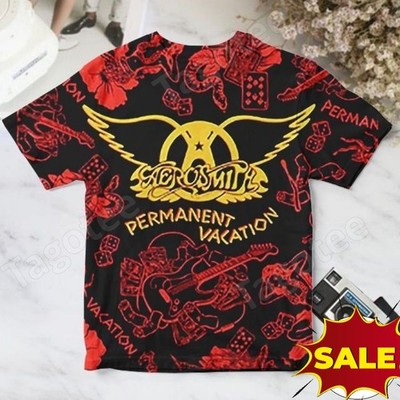 Aerosmith Band Permanent Vacation Album 3D T Shirt All Size JU159