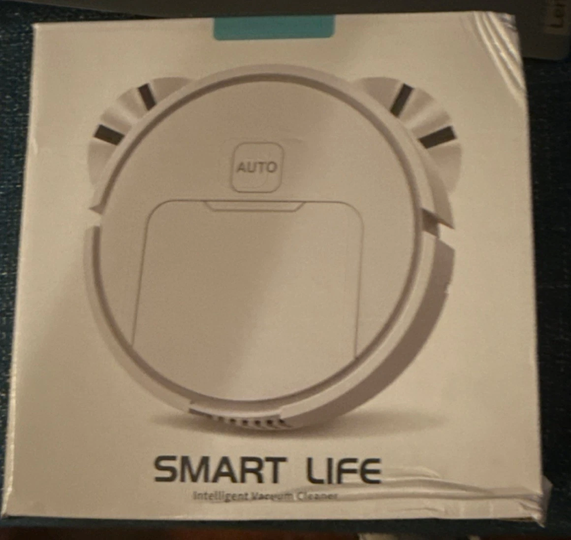 New Smart Life Small Sweeping Robot Vacuum Cleaner White - Cleaning, Dirt, Dust