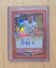 2024-25 Panini Donruss SERGEJ MILINKOVIC-SAVIC Signature Series Auto /49!!