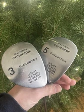 Super Concorde Shallow Face  3 & 5 Fairway Woods 13°/19° Graphite Reg Flex Shaft