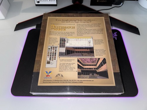 Quake Deathmatch Maker PC 1997 Big Box Game CD-ROM WizardWorks Sealed Brand New - Picture 2 of 6