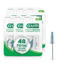 GUM Proxabrush Go-Betweens Tight Refills, 8 Count 6 Pack Fits GUM permane...