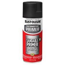 Black Rust-oleum Automotive Sandable Primer Spray-249418 12 Oz