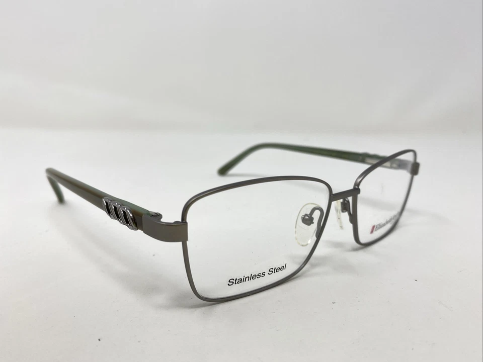 Elizabeth Arden EA 1164-3 52-14-135 Shiny Silver Full Rim Eyeglasses Frame QJ00 - Image 3 of 4