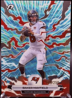 2025 Topps Resurgence Baker Mayfield Aqua Surge 093/250 #93 - Buccaneers