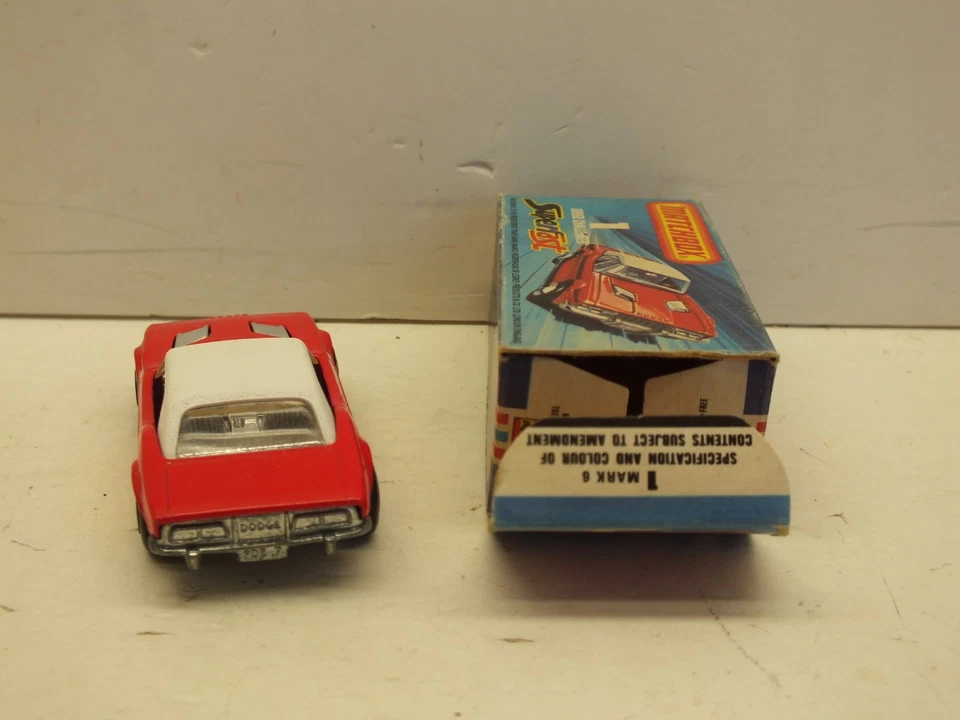 LESNEY MATCHBOX SUPERFAST NO1 DODGE CHALLENGER EXCELLENT BOXED (L686) - Image 4 of 4