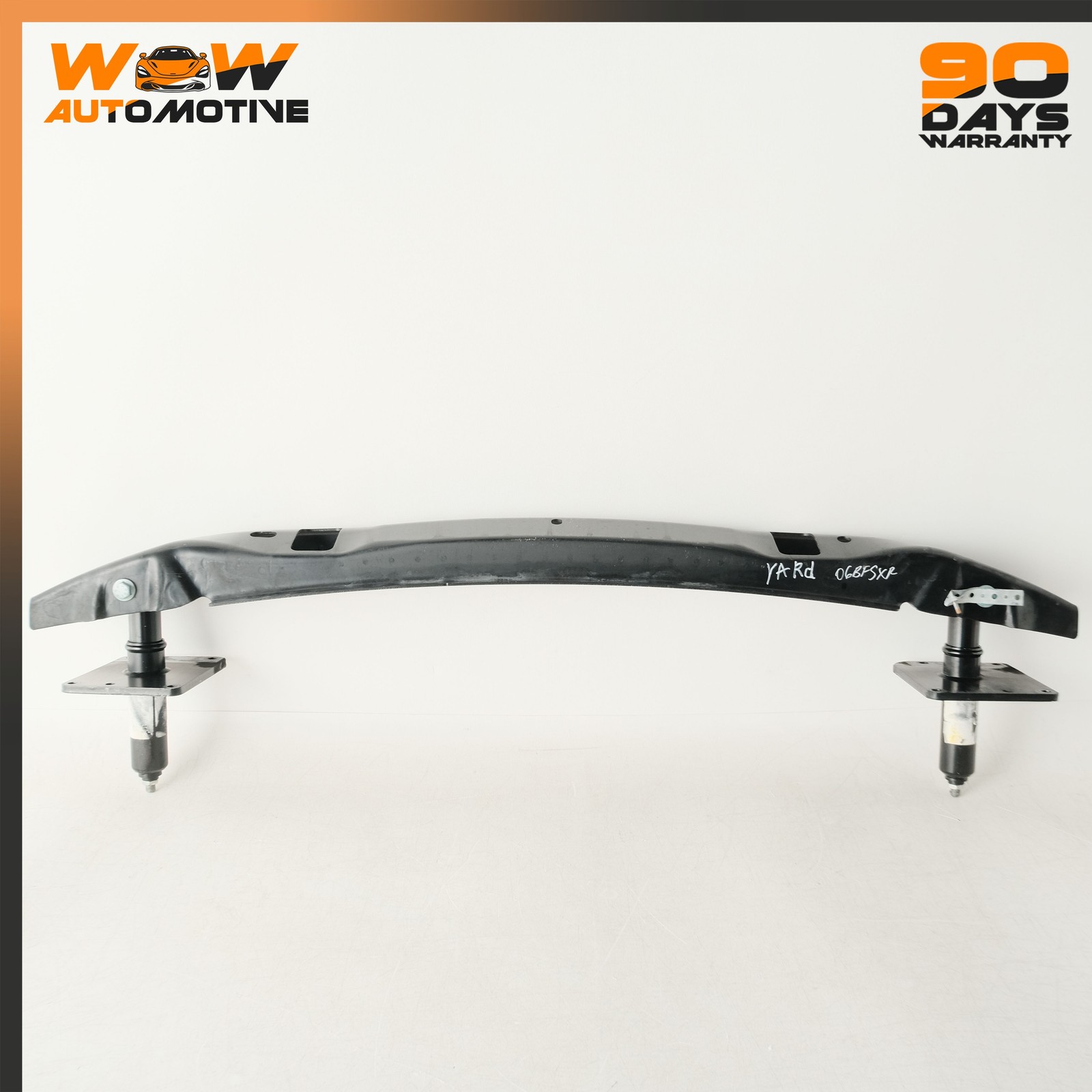 06-13 BENTLEY CONTINENTAL FLYING SPUR REAR BUMPER REINFORCEMENT BEAM BLACK OEM