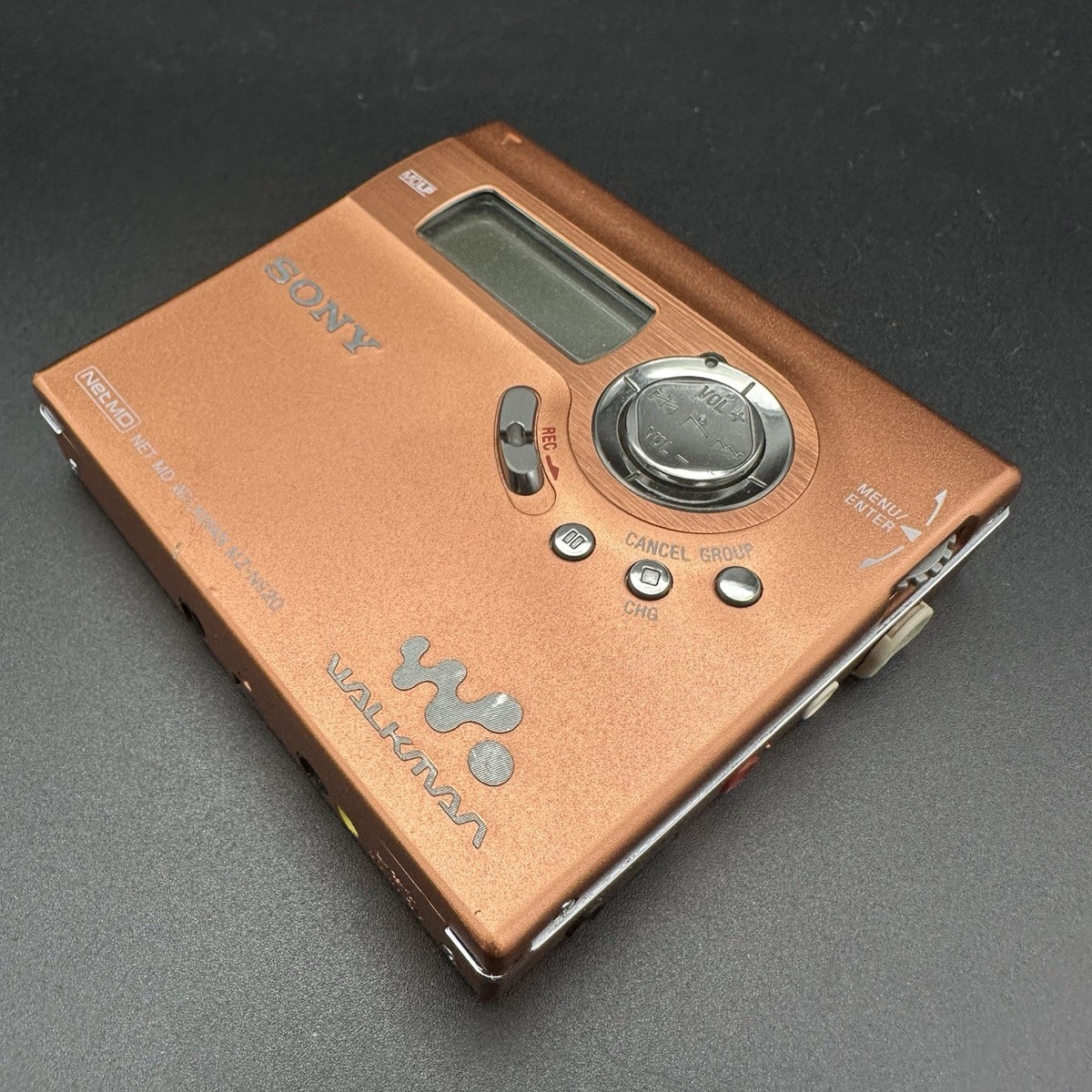 SONY MZ-N920 NET MD WALKMAN Orange Tested Working | eBay