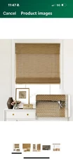 Bamboo Blinds, 42”x64” , Roman shades, Roll Up , Beautiful!