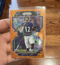 Panini 2021 Prizm Rashod Bateman #340 Rookie Card Baltimore Ravens NFL. rookie card picture