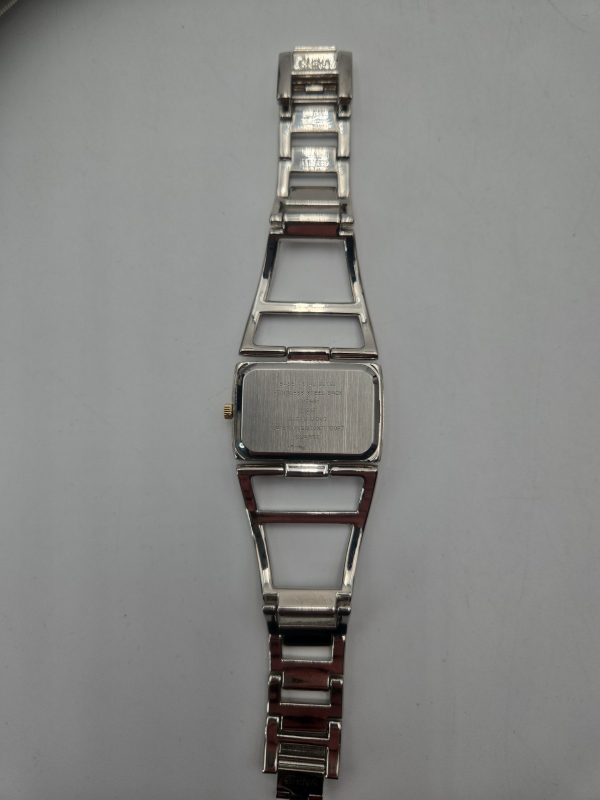 Anne Klein Rectangular Silver Tone Bracelet Watch… - image 2