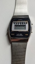Vintage 1980s Le Cel Digital Melody Chronograph Watches - NOS Mint Condition