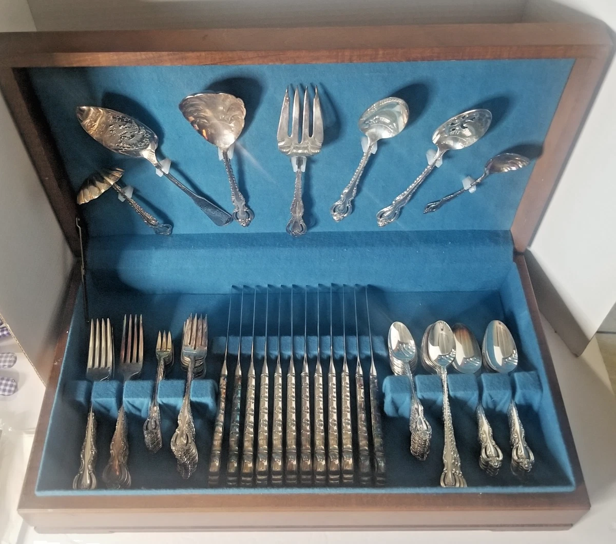 International Silver Flatware-Set Antique US Silver-Plated