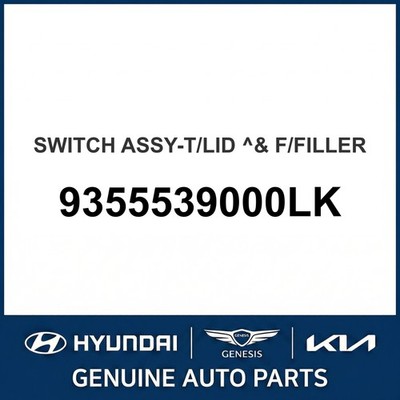 2000-2005 Hyundai XG300 Schalterbaugruppe - T/Deckel & F/Füller OEM Neu 93555...