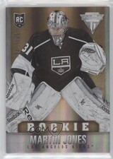 2013-14 Rookie Anthology Titanium Update Draft Position Number Martin Jones 2d8