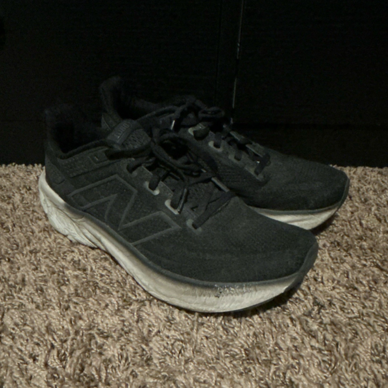 New Balance Fresh Foam 1080 Men's Black Running Shoes, Cushi