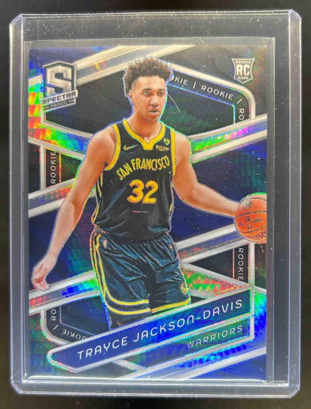 2023-24 Panini Spectra Trayce Jackson-Davis RC International Black and White 175