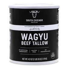 South Chicago Packing Wagyu Beef Tallow, 42 Ounces, Paleo-friendly, Keto-frie...