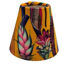 Botanical Velvet Candle Clip Handmade Lampshade