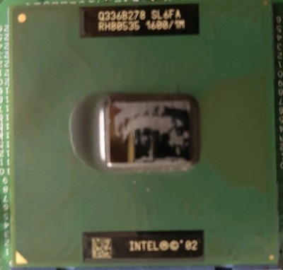 Intel Pentium M 1,6 GHz 1 Notebook-Prozessor 478-Pin SL6FA aus Dell Laptop 