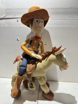 Disney Pixar Northwest Co Toy Story Woody Doll Bullseye Posable Stuffed Toys