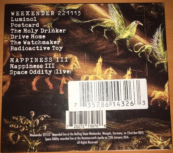 STEVEN WILSON Another Weekender CD contains david bowie cover - Image 2 of 2