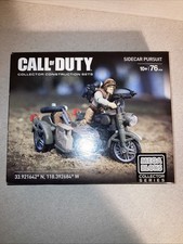 Mega Bloks Call of Duty Sidecar Pursuit Building Set CNG94, 76 Pieces