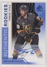 2018-19 Upper Deck SP Game Used Authentic Rookies Blue Tomas Hyka Rookie Auto RC