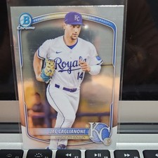 Jac Caglianone Rookie 2025 Bowman chrome Prospects  RC Royals