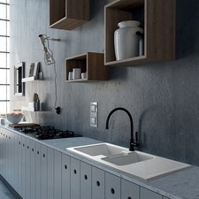 Lavello 116x50 cm da incasso