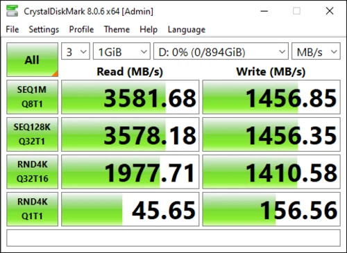 Hynix 960GB PE6010 m.2 22110 PCIe 3.1 HFS960GD0FEG NVMe Solid State SSD - NEW - Image 4 of 4