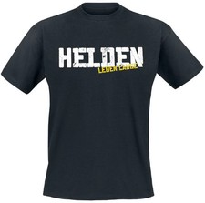 Böhse Onkelz T-Shirt Herren Helden leben lange schwarz Band-Merch, Bands