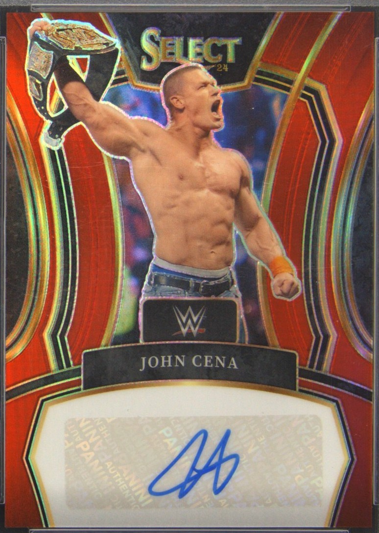 2024 Panini Select WWE - Legendary Signatures John Cena #LS-JCN 