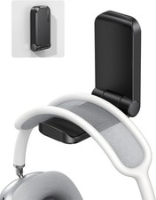 Space-Saving Sticky Headset Holder, Multi-Compatible Hook for Desk Organization