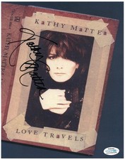 Kathy Mattea Signed Autographed 8x10 Love Travels Photo ACOA