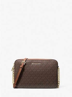 MICHAEL KORS  Jet Set Large Printed Logo Crossbody Bag NWT