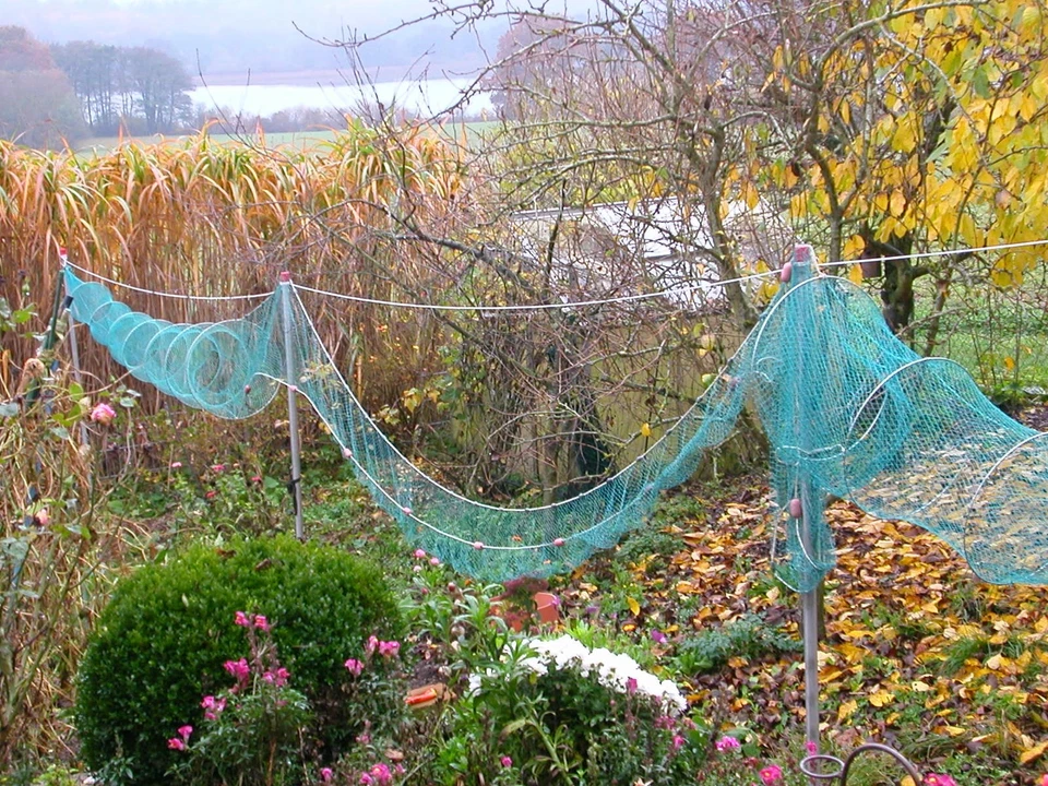 Berufsfischreuse XXL Doppel Reuse 1450 X 55 cm Aalreuse Karpfen Krebs Köderfisch - Bild 2 von 4