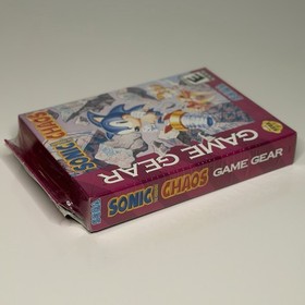 ⚡️NEW Sonic Chaos Sega Game Gear GG Sonic The Hedgehog ⚠️MINT SEALED BOX
