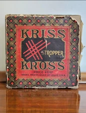 Vintage 1920's Kriss Kross Stropper Razor Blade Sharpener w/ Original Box USA