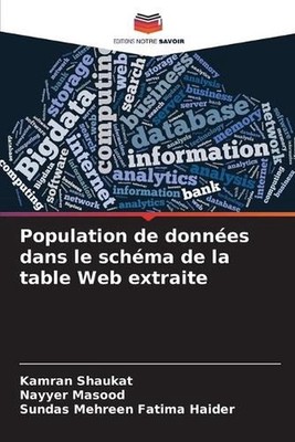Population de donnes dans le schma de la table Web extraite by Kamran Shaukat Pa