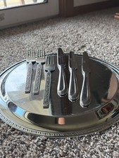 Vintage Cambridge & Japan Stainless Steel Fla...