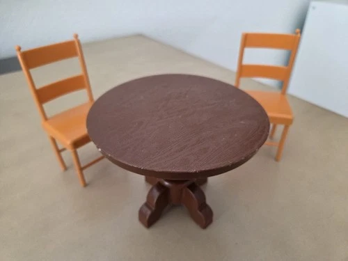 Vintage 1973 Sunshine Family Home Table and Chair Set Mattel Barbie